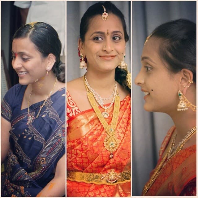 Sister got married on the fourteenth. For some reason I don’t feel any different about her. I now have a brother-in-law I don’t feel any different. The feeling hasn’t sunk it yet. I took three weeks off for sister’s wedding. I was expecting lot of confusion and chaos, but mom and dad managed it all. And our family friends too. I guess that’s why they say no one can manage a marriage single handedly, everyone has to pitch in a hand or two. I didn’t get to shoot the wedding. I carried my whole kit, but I could only catch a few glimpses of my sister. I have one more week of vacation and I will be with my parents and sister and BIL. It’s a new family.