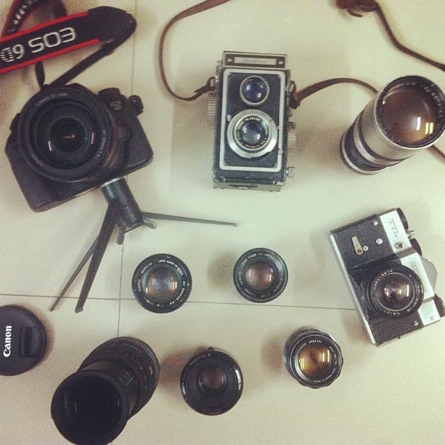 The better of all the things I spent my money on. Antique prime lenses, a full frame DSLR and a medium format ikoflex #showoff