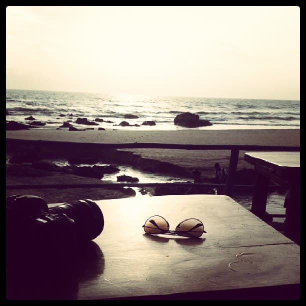 Sunset, sea & happiness #sunset #sea #goa