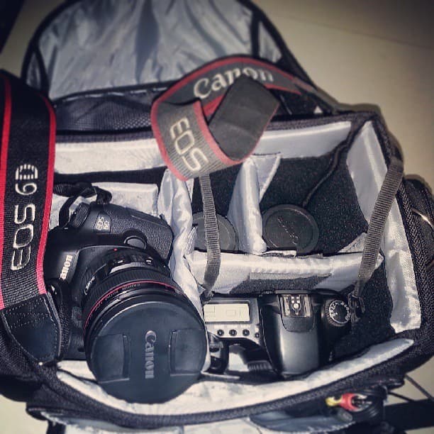 The old and the new. I have a full kit now. Be jealous. #slr #canon6d
