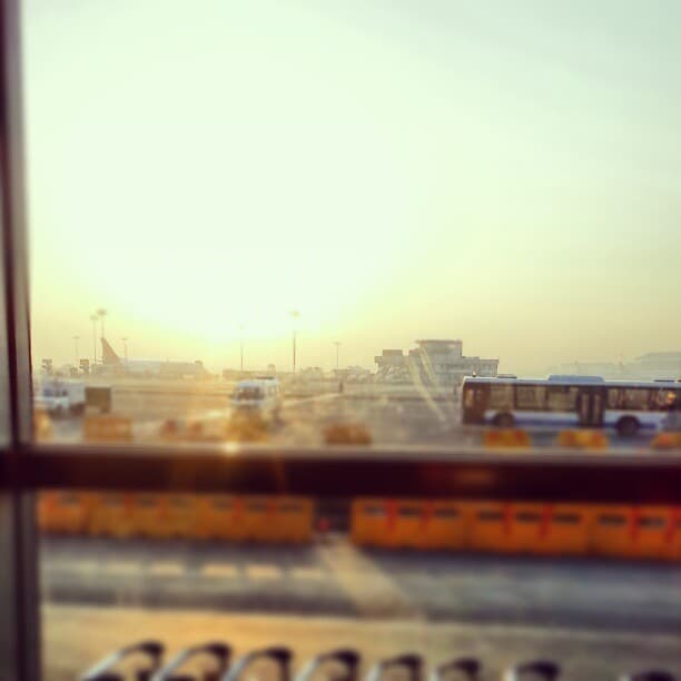 That is some view to have with a morning coffee. (at Chhatrapati Shivaji Domestic Airport)