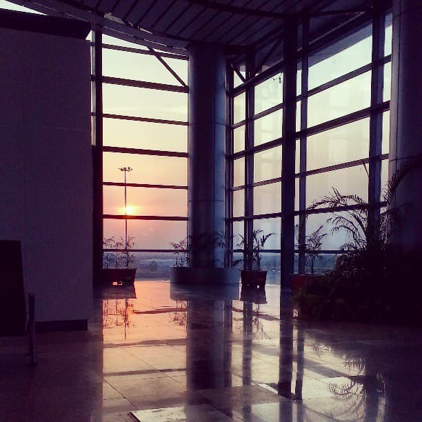 Gate 35 has a comfy and peaceful lounge