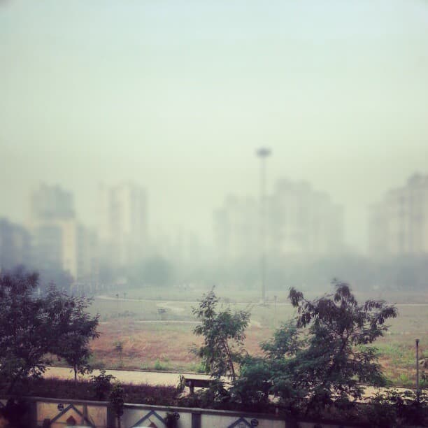 What is the procedure to get the fog around you, inside the house?